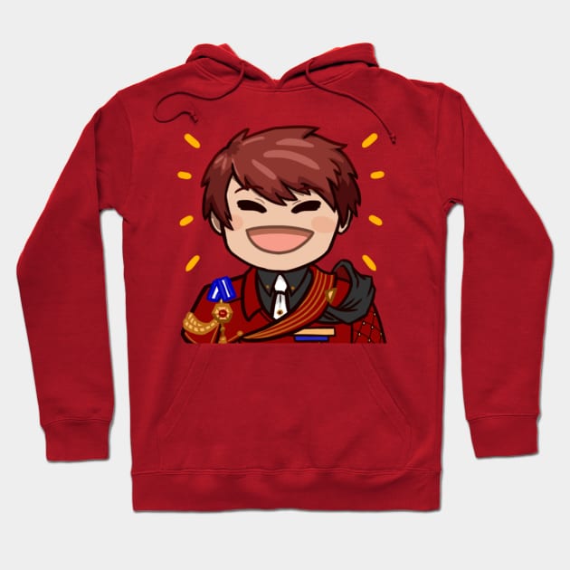 Happy Demon Prince Hoodie by ZioCorvid